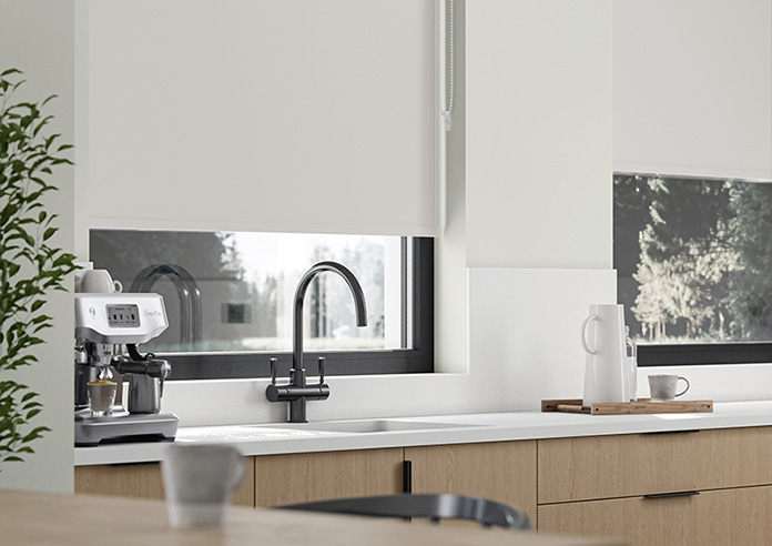 Trinity (Blackout), Soft Grey - Roller Blind - Image 5